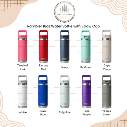 Informational chart - available color options