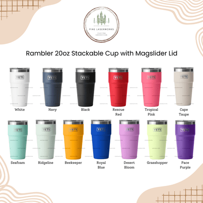 Personalized Talavera Pattern YETI 20 oz Stackable Tumbler