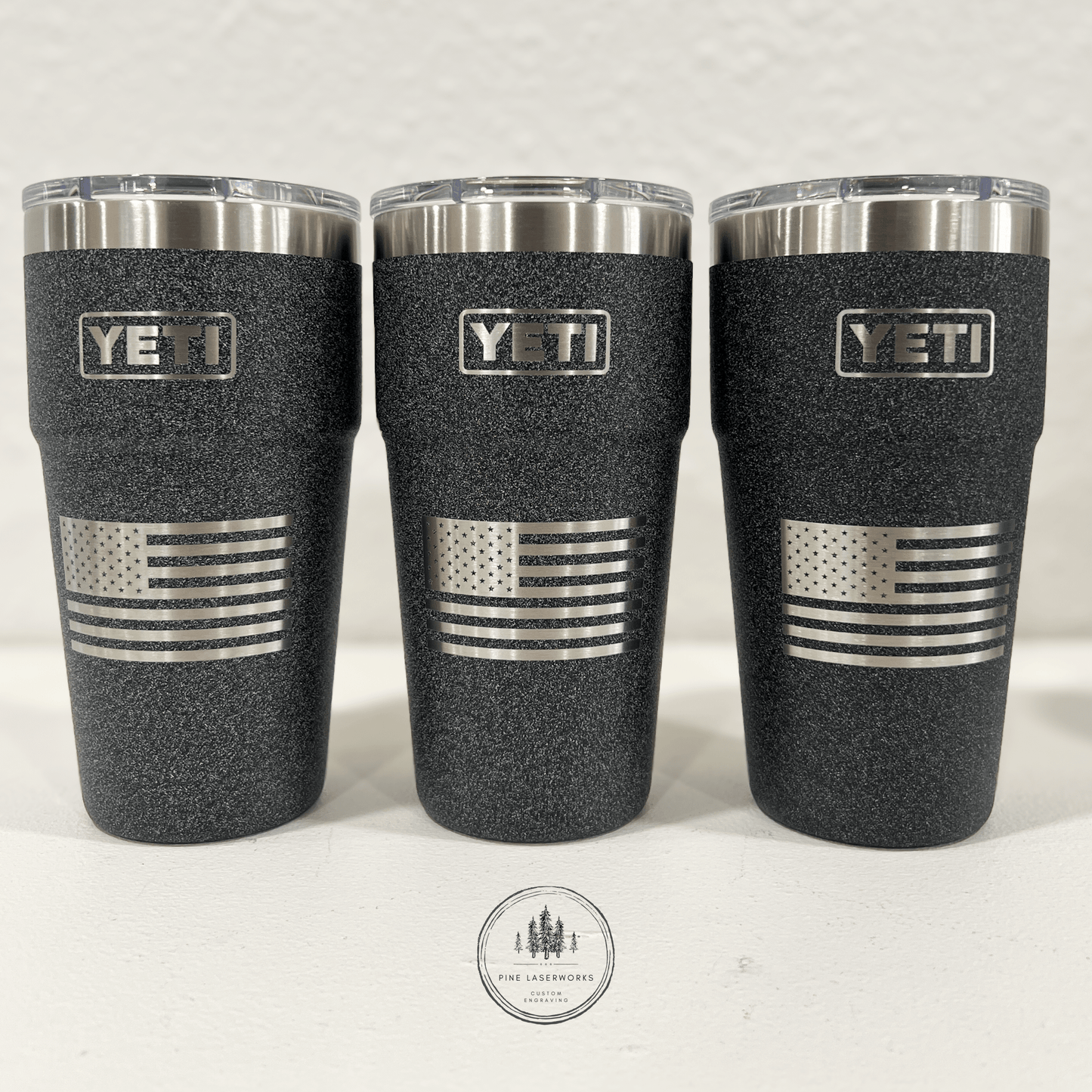 Business Logo YETI 20 oz Rambler Stackable Tumbler
