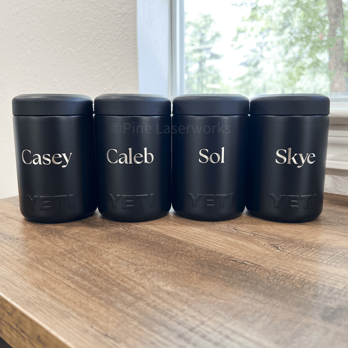 Custom Laser Engraved YETI Colster 12 oz – Names, Logos & Custom Designs