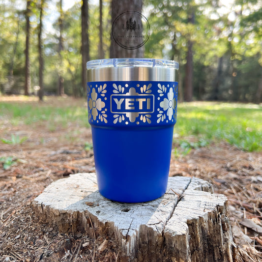 Personalized Talavera Pattern YETI 16 oz Stackable Tumbler