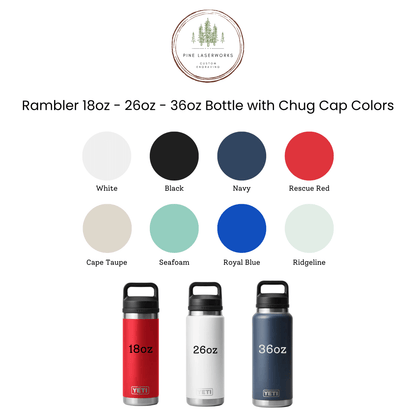 Informational chart - available color options