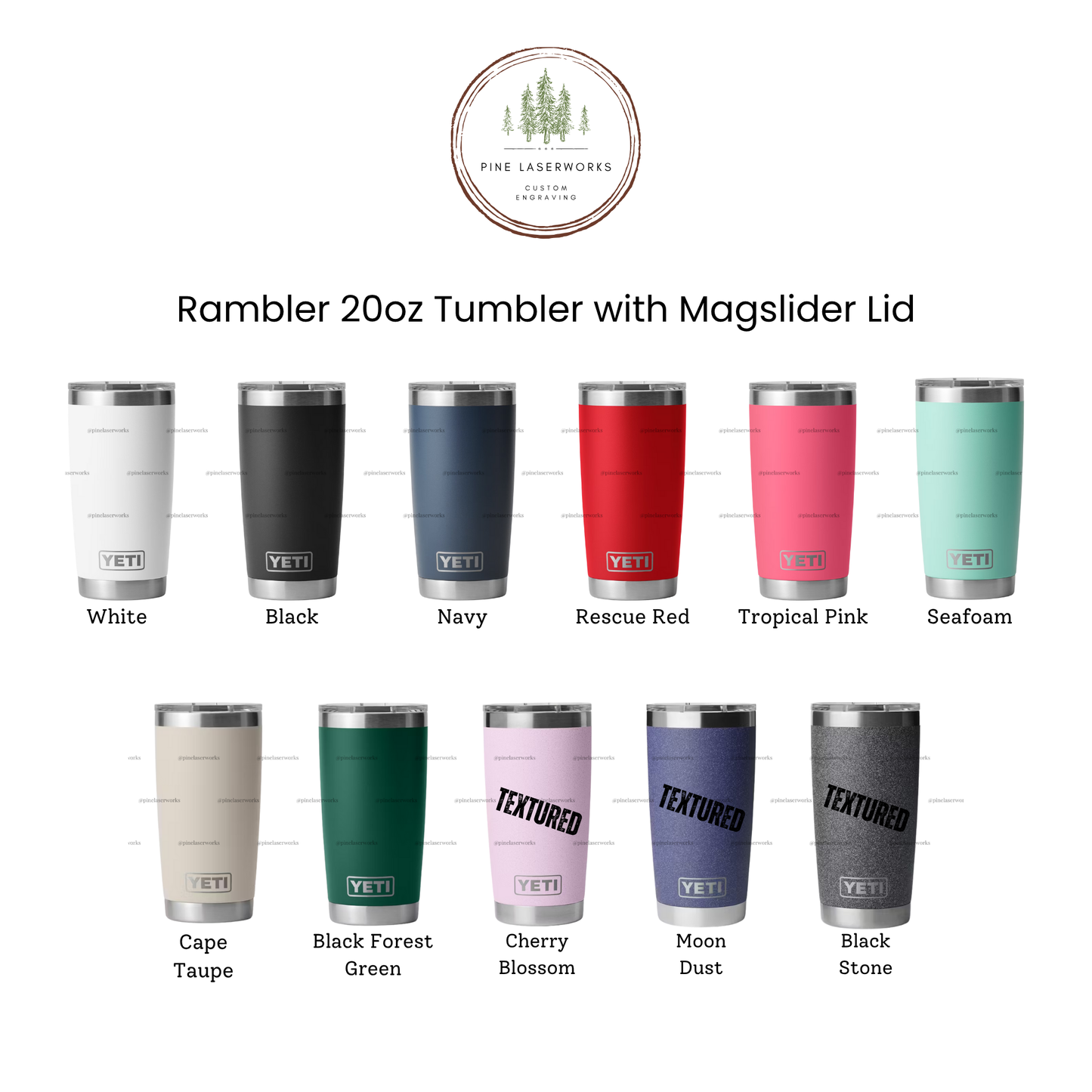 Personalized Golf YETI Rambler 20 oz Engraved Travel Tumbler