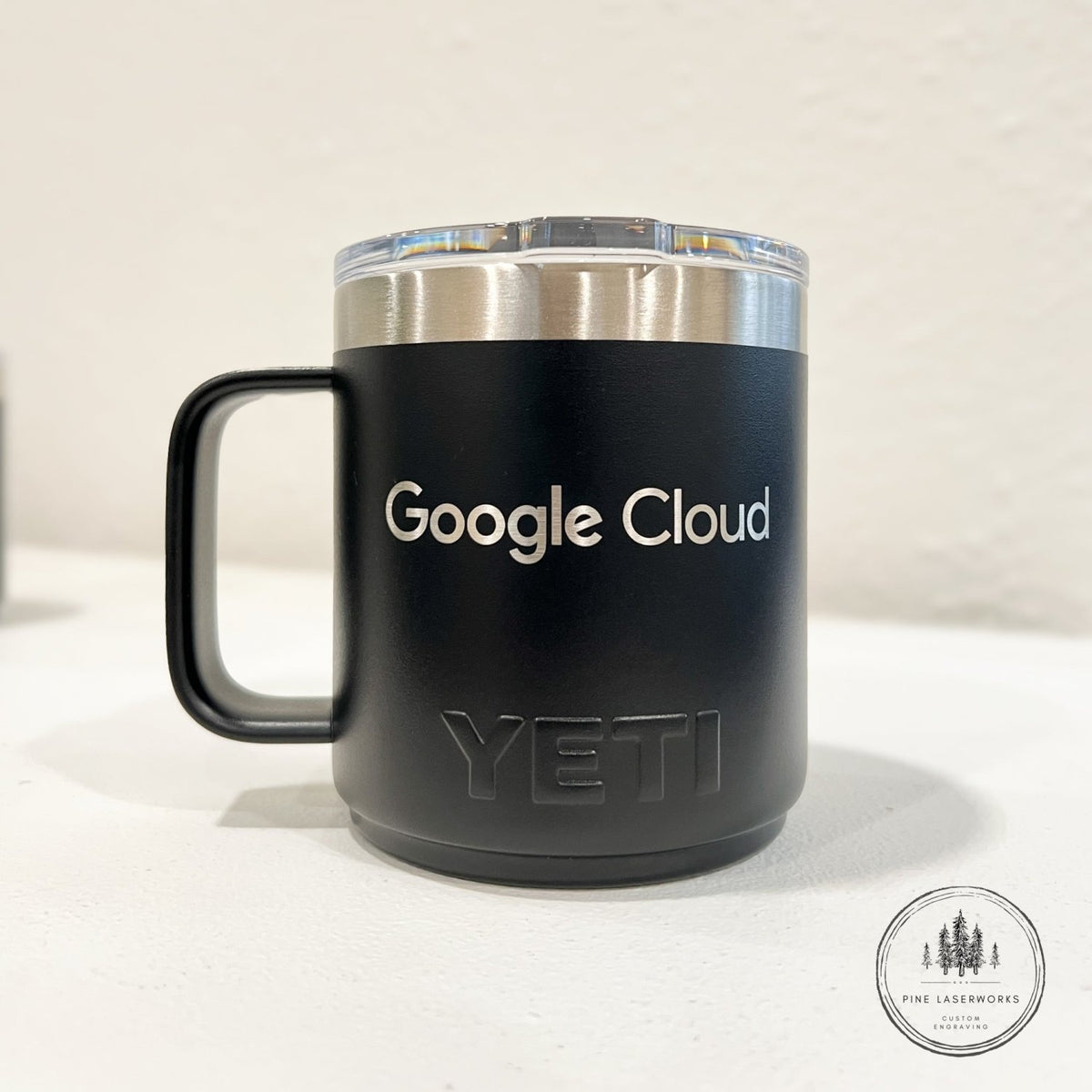 Personalized YETI Rambler Ceramic Lined Mug with custom engraving