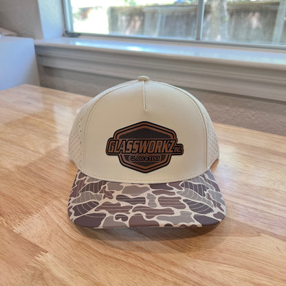 Spadefoot Hybrid Camo Bill Leatherette Patch Hat
