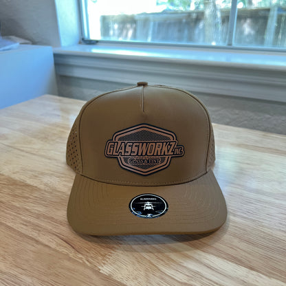 Zapped Blackhawk Custom Leatherette Patch Hat