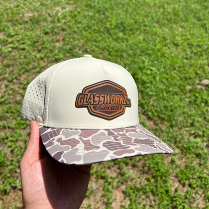 Spadefoot Hybrid Camo Bill Leatherette Patch Hat
