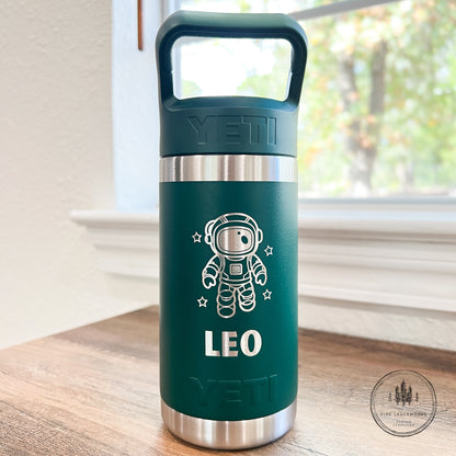 Single Side Personalized YETI 12 oz Rambler Jr. Water Bottle