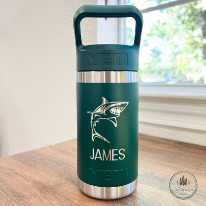Single Side Personalized YETI 12 oz Rambler Jr. Water Bottle
