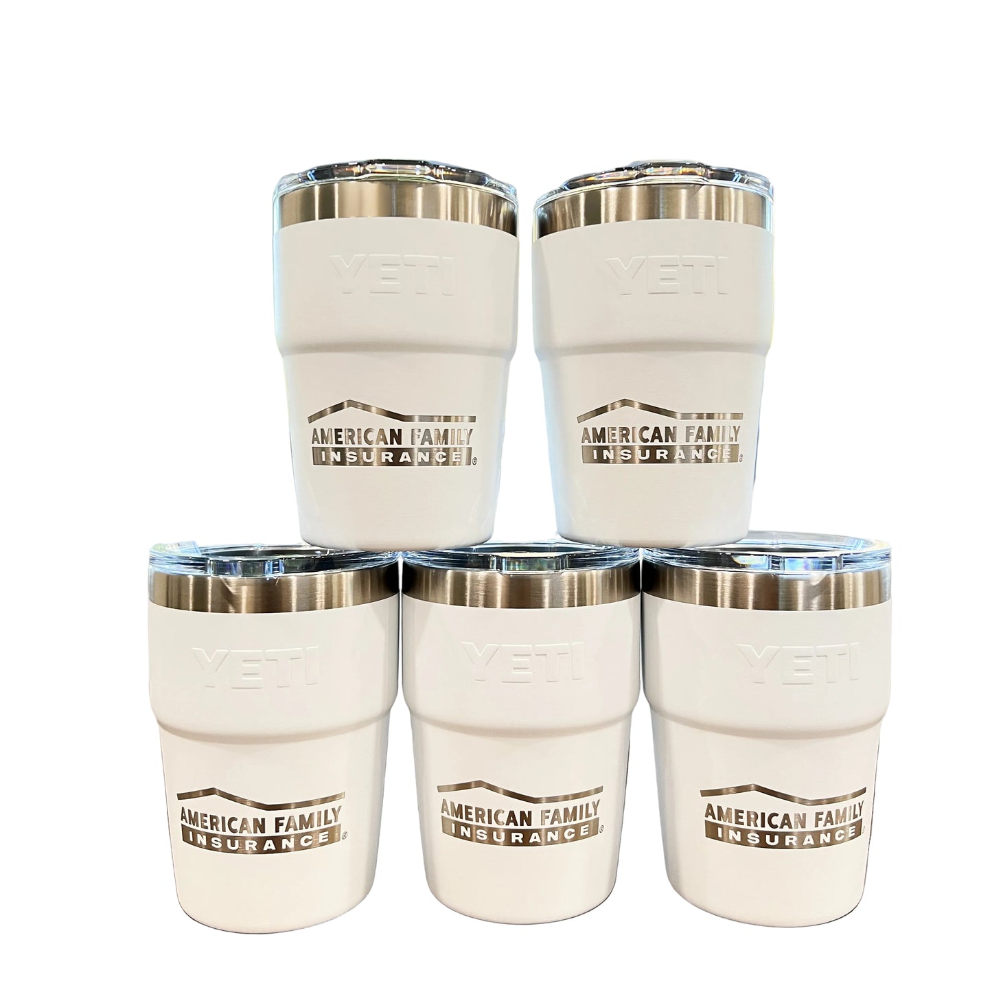 Business Logo YETI 16 oz Rambler Stackable Tumbler