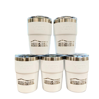 Business Logo YETI 16 oz Rambler Stackable Tumbler