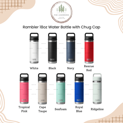 Informational chart - available color options