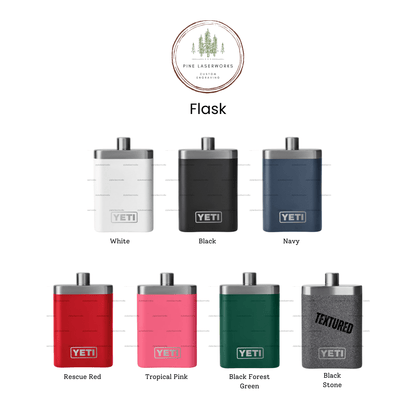 Personalized Laser Engraved YETI Flask
