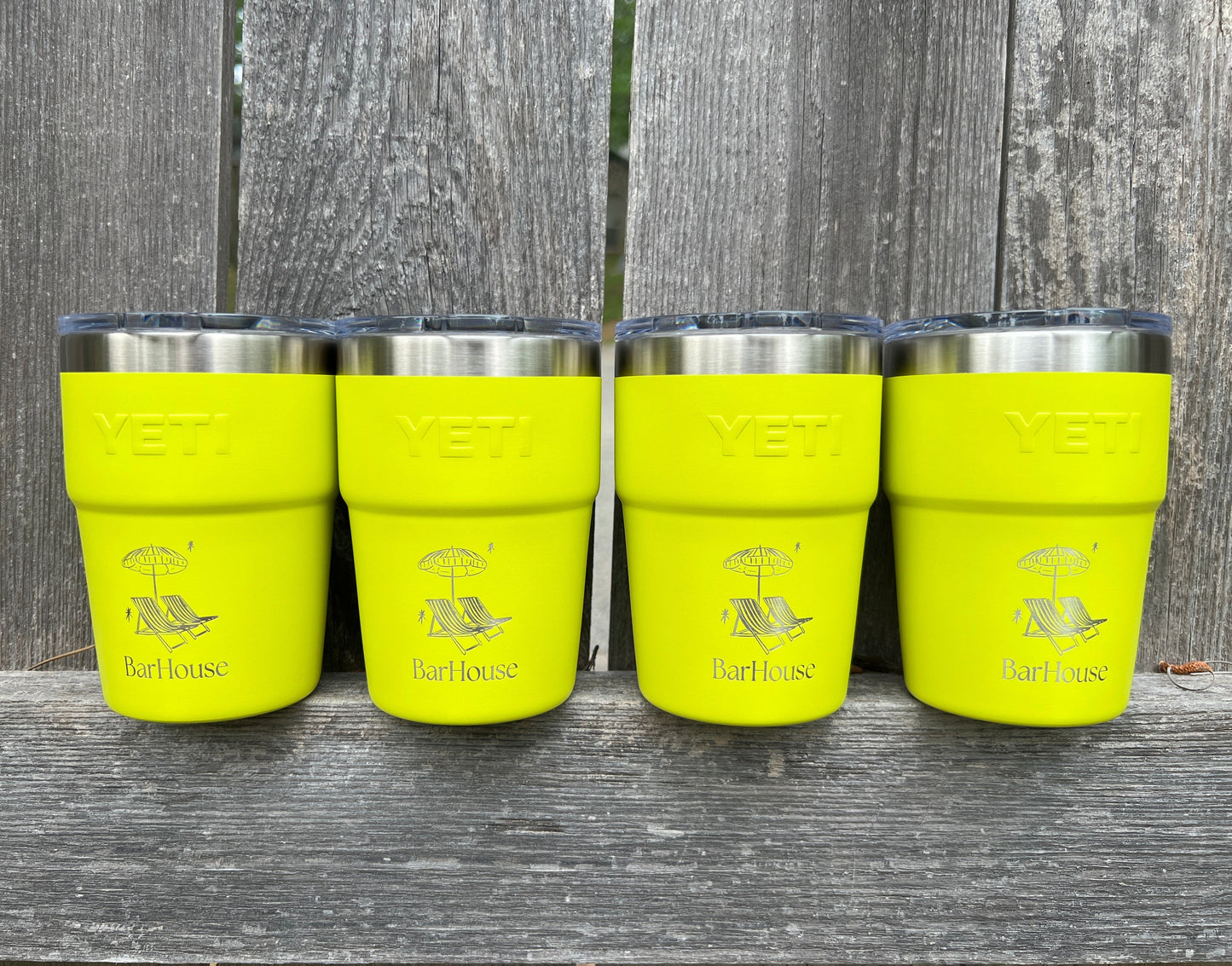 Business Logo Yeti 16oz Rambler Stackable Tumbler - Pine LaserworksBusiness Logo Yeti 16oz Rambler Stackable Tumbler