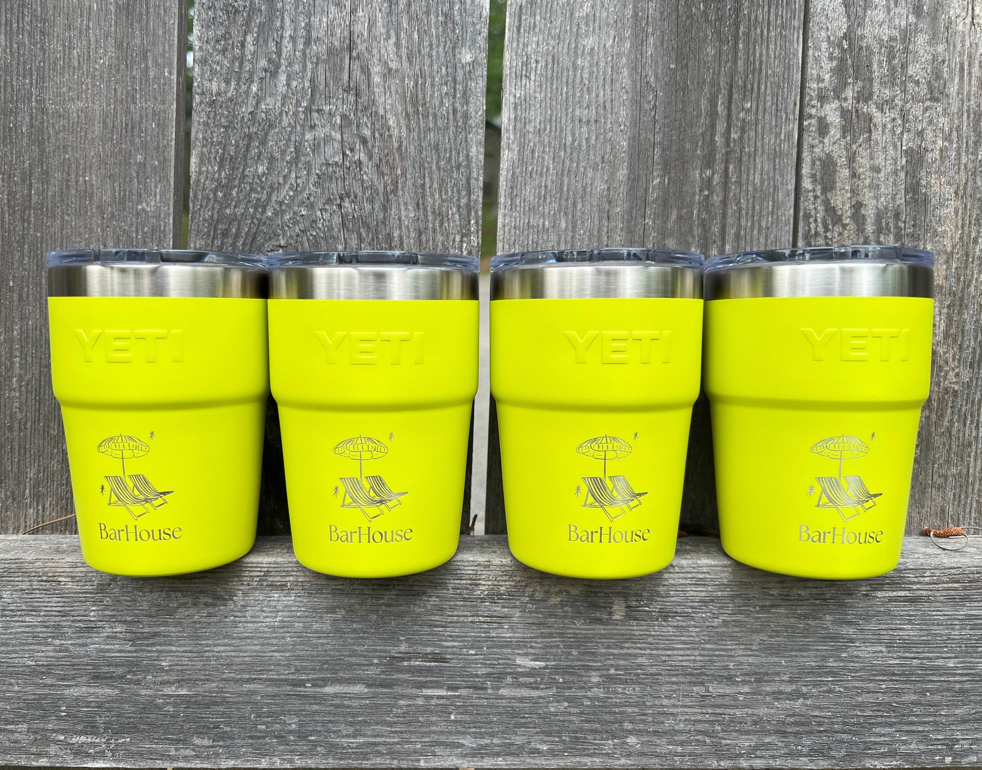 Business Logo Yeti 16oz Rambler Stackable Tumbler - Pine LaserworksBusiness Logo Yeti 16oz Rambler Stackable Tumbler