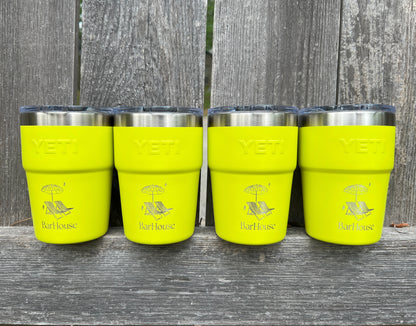 Business Logo Yeti 16oz Rambler Stackable Tumbler - Pine LaserworksBusiness Logo Yeti 16oz Rambler Stackable Tumbler