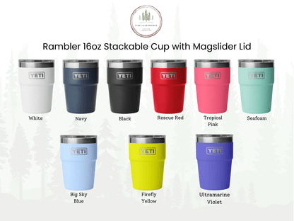 Business Logo Yeti 16oz Rambler Stackable Tumbler - Pine LaserworksPersonalized Talavera Flower Yeti 16oz Stackable Cup - Pine Laserworks Personalized Talavera Flower Yeti 16oz Stackable Cup Color Chart pinelaserworks.com