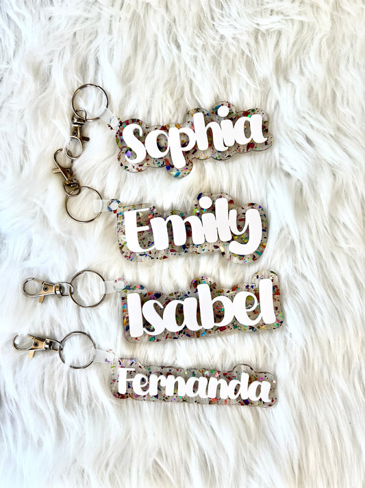 Personalized Acrylic Name Keychain, Acrylic Tag, Back To School Name Tag, Luggage Tag - Pine LaserworksPersonalized Acrylic Name Keychain, Acrylic Tag, Back To School Name Tag, Luggage Tag