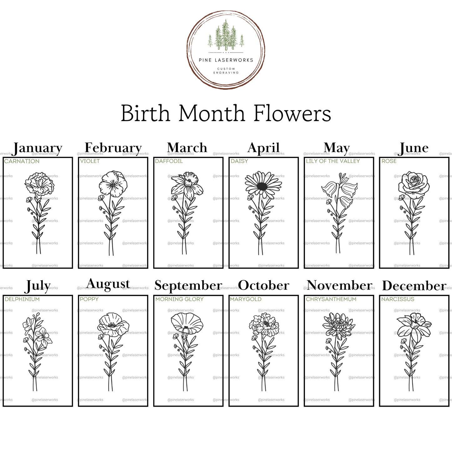 Personalized Birth Flower Owala 32oz Freesip Water Bottle