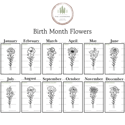 Personalized Birth Flower Owala 32oz Freesip Water Bottle
