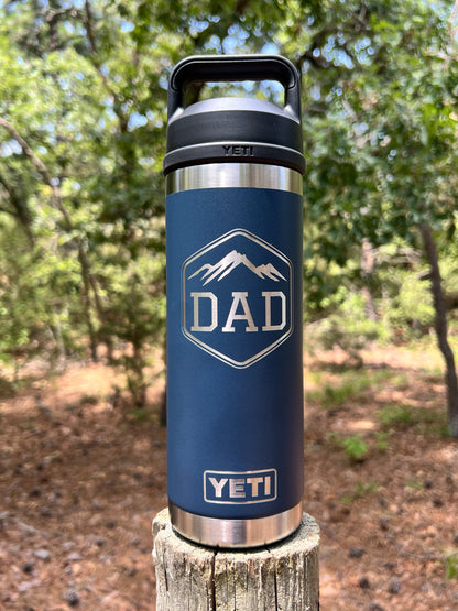 Personalized Dad Yeti 18oz/26oz/36oz Rambler Water Bottles New Dad, Papa, Stepdad, Grandpa, Gift for Him. Birthday, Anniversary - Pine LaserworksPersonalized Dad Yeti 18oz/26oz/36oz Rambler Water Bottles New Dad, Papa, Stepdad, Grandpa, Gift for Him. Birthday, Anniversary