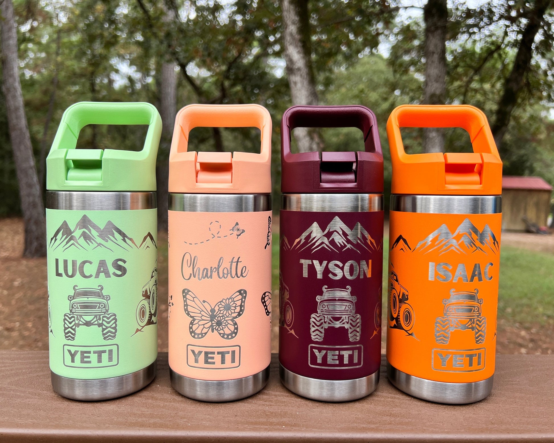 Personalized Kids Yeti 12 oz Water Bottle 12 Design Options - Pine LaserworksPersonalized Kids Yeti 12 oz Water Bottle 12 Design Options