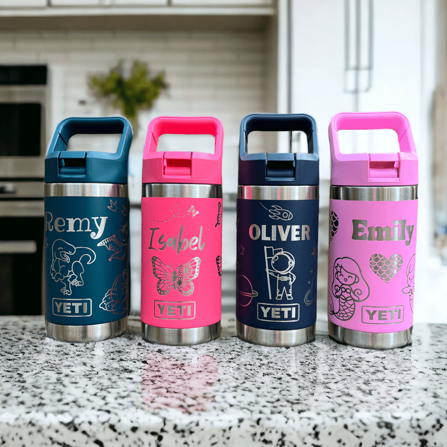 Personalized Kids Yeti 12 oz Water Bottle 12 Designs and Many Colors to Choose From Birthday Summer Break Back to School Boy Girl Flip Straw - Pine LaserworksPersonalized Kids Yeti 12 oz Water Bottle 12 Designs and Many Colors to Choose From Birthday Summer Break Back to School Boy Girl Flip Straw